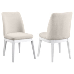 Orleans Furniture - Coaster - Carissa Upholstered Dining Side Chair Beige (Set of 2) - 108302