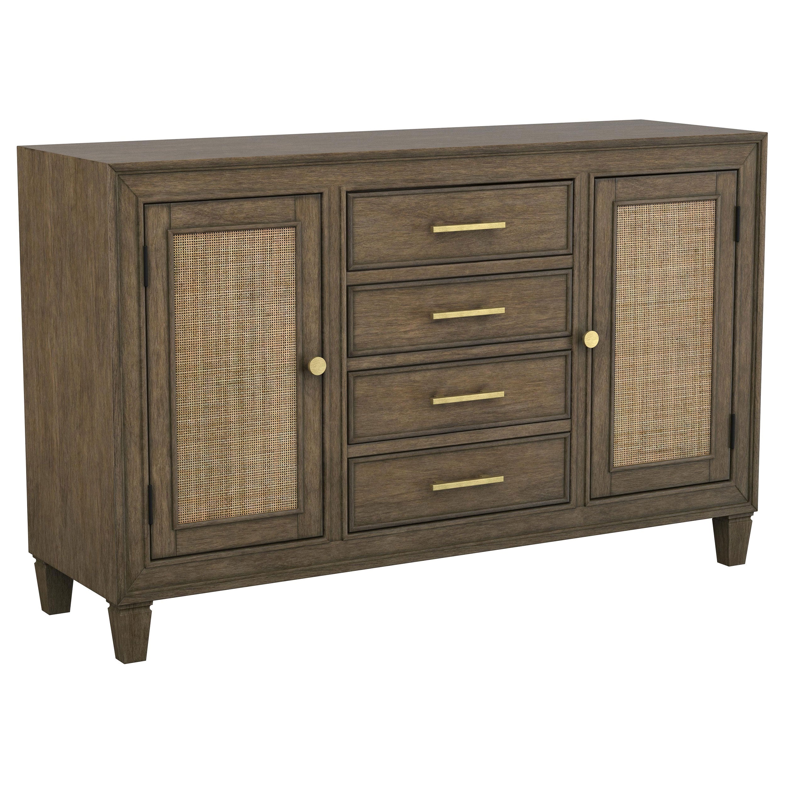 Orleans Furniture - Coaster - Matisse 4-drawer Sideboard Buffet Cabinet Light Brown - 108315