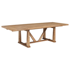 Orleans Furniture - Coaster - Middleton 106-inch Extension Leaf Dining Table Natural Brown - 108541