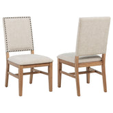 Orleans Furniture - Coaster - Middleton Upholstered Dining Side Chair Beige (Set of 2) - 108542