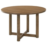 Orleans Furniture - Coaster - Crestmore 46-inch Round Wood Dining Table Walnut - 108570