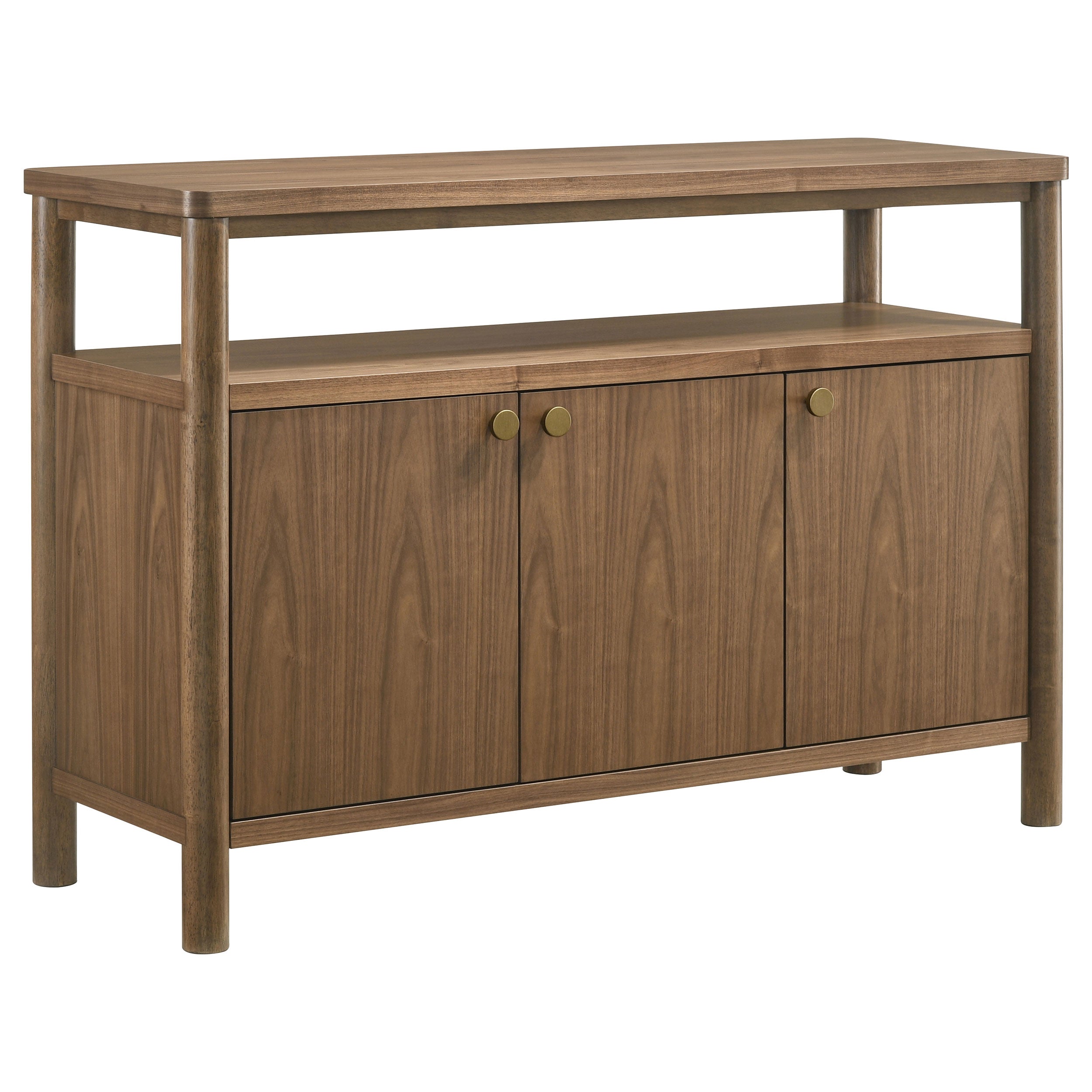 Orleans Furniture - Coaster - Crestmore 52-inch Dining Cabinet Sideboard Buffet Walnut - 108575