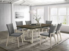 Orleans Furniture - Coaster - Biloxi 7-piece 71-inch Rectangular Dining Set Greyish Brown - 108681-S7