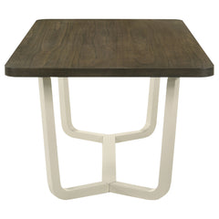 Biloxi 71-inch Rectangular Wood Dining Table Greyish Brown