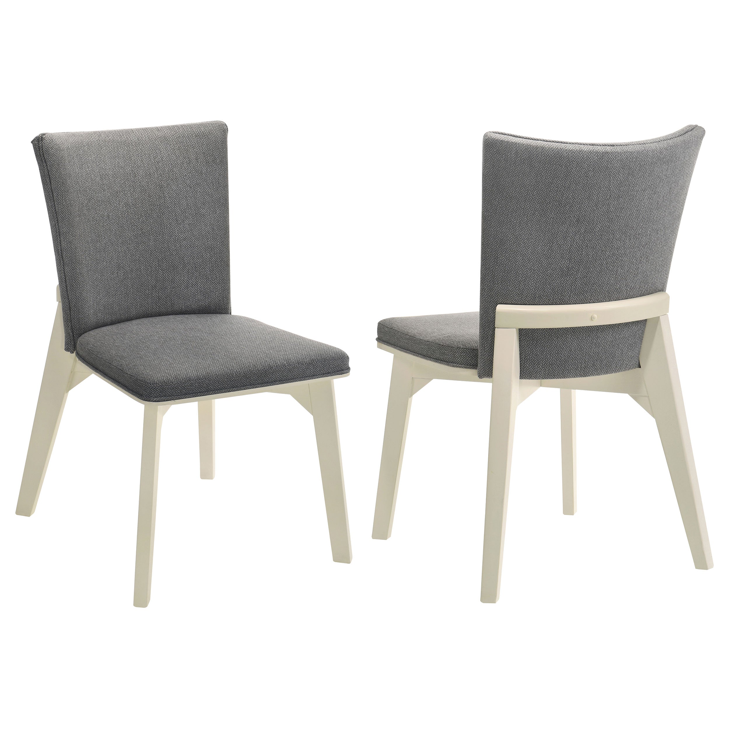 Orleans Furniture - Coaster - Biloxi Upholstered Dining Side Chair Grey (Set of 2) - 108682