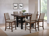 Orleans Furniture - Coaster - Patterson 7-piece Counter Height Dining Set Mango Oak - 108888-S7