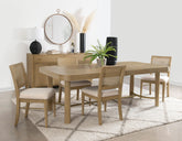 Orleans Furniture - Coaster - Arini 5-piece Extension Leaf Dining Table Set Sand Wash - 108931-S5W