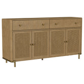 Orleans Furniture - Coaster - Arini 2-drawer Cane Door Dining Sideboard Server Sand Wash - 108935SWD