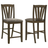 Orleans Furniture - Coaster - Canfield Counter Height Dining Side Chair Brown (Set of 2) - 109179