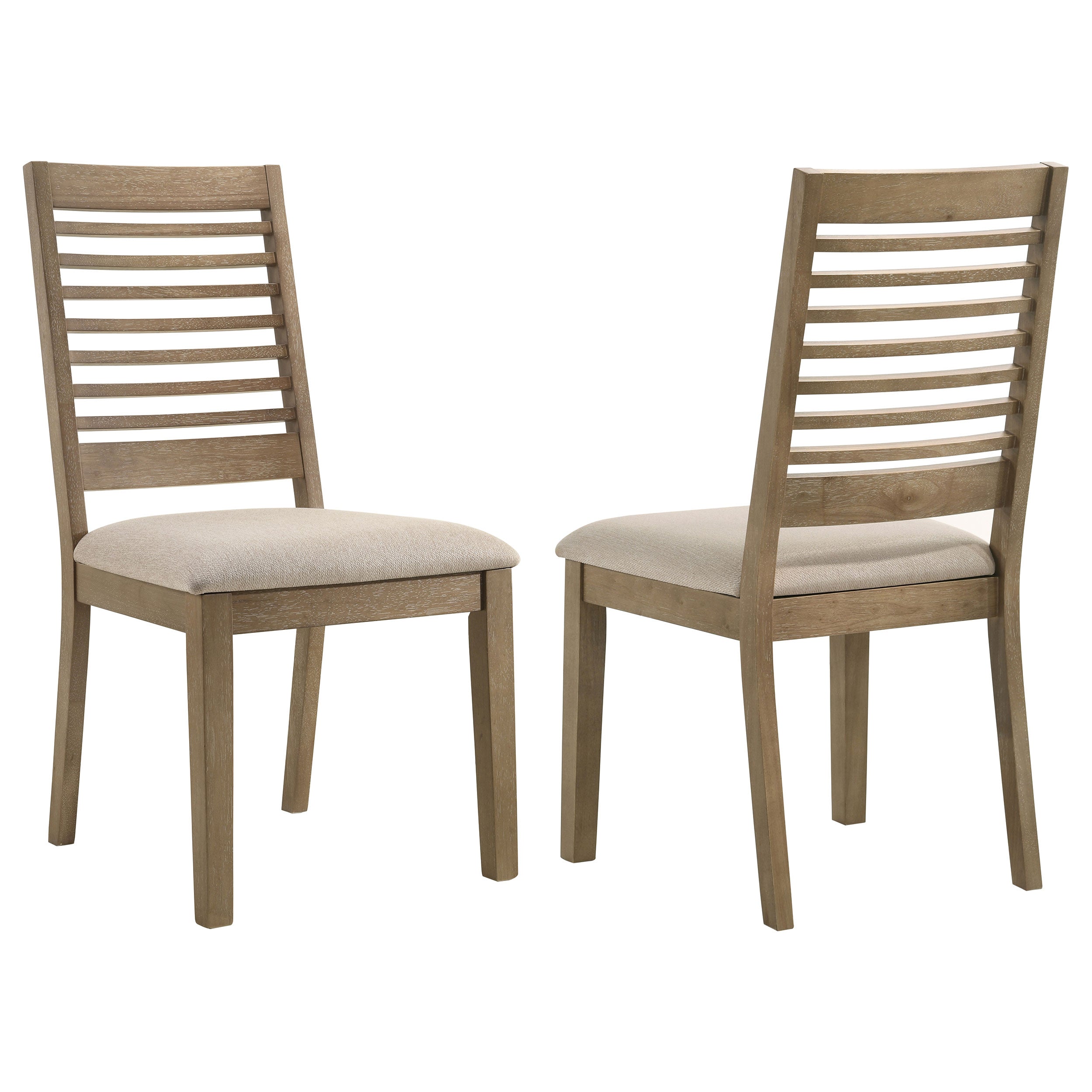 Orleans Furniture - Coaster - Scottsdale Wood Dining Side Chair Washed Brown (Set of 2) - 109182