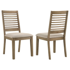 Orleans Furniture - Coaster - Scottsdale Wood Dining Side Chair Washed Brown (Set of 2) - 109182