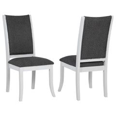 Orleans Furniture - Coaster - Judd Upholstered Dining Side Chair Pearl White (Set of 2) - 109332