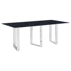 Orleans Furniture - Coaster - Desden 79-inch Rectangular Sintered Stone Dining Table Grey - 109361