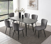 Orleans Furniture - Coaster - Horizon 7-piece Dining Set with Extension Table Grey - 109391-S7