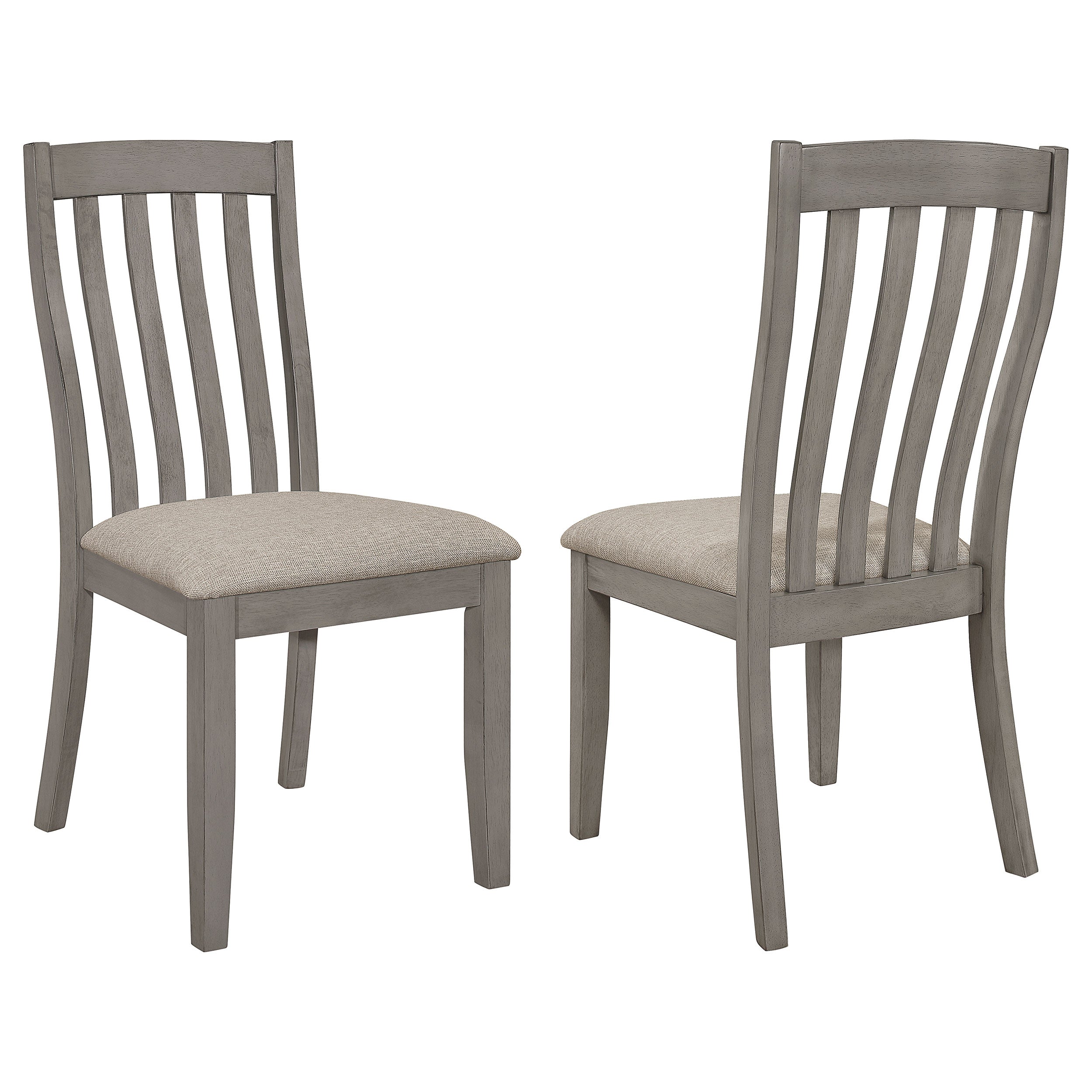 Orleans Furniture - Coaster - Nogales Wood Dining Side Chair Coastal Grey (Set of 2) - 109812