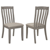 Orleans Furniture - Coaster - Nogales Wood Dining Side Chair Coastal Grey (Set of 2) - 109812