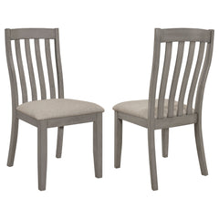 Orleans Furniture - Coaster - Nogales Wood Dining Side Chair Coastal Grey (Set of 2) - 109812