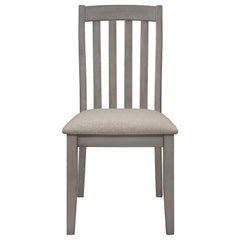 Nogales Wood Dining Side Chair Coastal Grey (Set of 2)