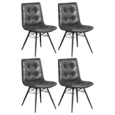 Orleans Furniture - Coaster - Aiken Upholstered Dining Side Chair Charcoal (Set of 4) - 110302