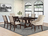 Orleans Furniture - Coaster - Brockway 7-piece Extension Leaf Dining Set Antique Java - 110311-S7
