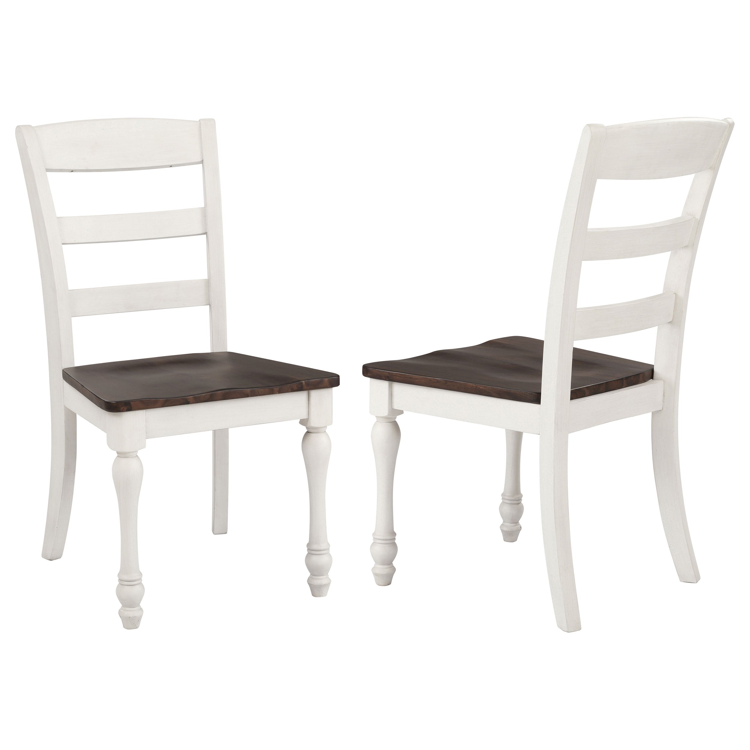 Orleans Furniture - Coaster - Madelyn Wood Dining Side Chair Coastal White (Set of 2) - 110382
