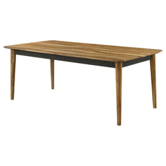 Partridge Rectangular 80-inch Dining Table Natural Sheesham