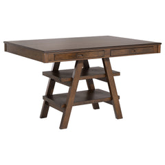Orleans Furniture - Coaster - Dewey Rectangular 60-inch Counter Height Dining Table Walnut - 115208