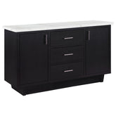 Orleans Furniture - Coaster - Sherry 3-drawer Marble Top Sideboard Buffet Rustic Espresso - 115515