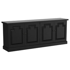 Orleans Furniture - Coaster - Florence 4-door Dining Sideboard Buffet Distressed Black - 115535