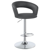 Orleans Furniture - Coaster - Barraza 29-inch Adjustable Height Bar Stool Grey and Chrome - 120397