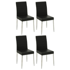 Orleans Furniture - Coaster - Maston Upholstered Dining Side Chair Black (Set of 4) - 120767BLK