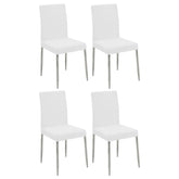 Orleans Furniture - Coaster - Maston Upholstered Dining Side Chair White (Set of 4) - 120767WHT