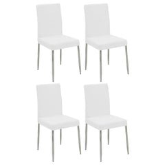 Orleans Furniture - Coaster - Maston Upholstered Dining Side Chair White (Set of 4) - 120767WHT