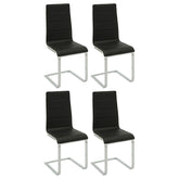 Orleans Furniture - Coaster - Broderick Upholstered Dining Side Chair Black (Set of 4) - 120948