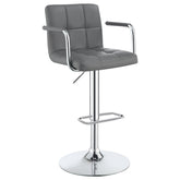 Orleans Furniture - Coaster - Palomar Adjustable Height Bar Stool Grey and Chrome - 121096