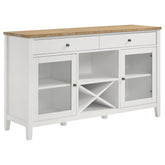Orleans Furniture - Coaster - Hollis 2-door Dining Sideboard Buffet Storage Cabinet White - 122245