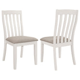 Orleans Furniture - Coaster - Nogales Wood Dining Side Chair Off White (Set of 2) - 122302