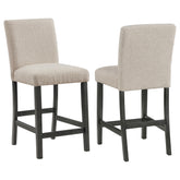 Orleans Furniture - Coaster - Alba Boucle Upholstered Counter Chair Beige (Set of 2) - 123129
