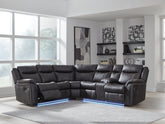 Orleans Furniture - Ashley Furniture - Sultan Meadow Sectional - 2-Piece Reclining Sectional / Carbon - PC13001S1