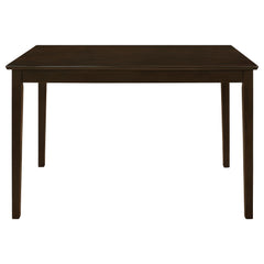 Guillen 5-piece Rectangular Dining Table Set Cappuccino