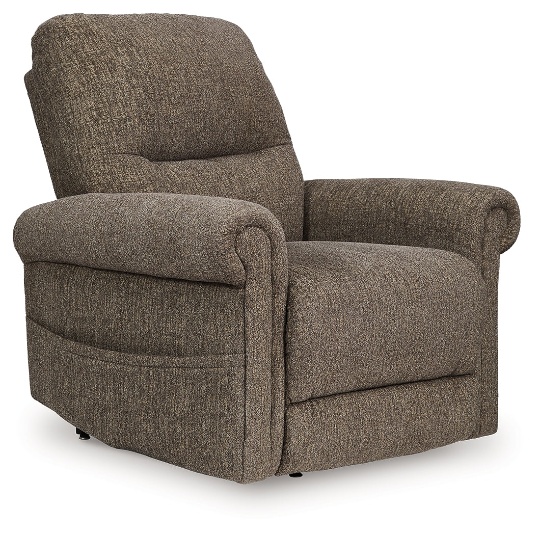 Orleans Furniture - Ashley Furniture - Aureta Living Room - Power Lift Recliner / Charcoal - 1790312