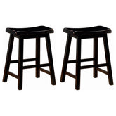 Orleans Furniture - Coaster - Durant Wood Backless Counter Stool Black (Set of 2) - 180019