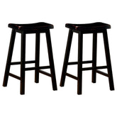Orleans Furniture - Coaster - Durant Wood Backless Bar Stool Black (Set of 2) - 180029