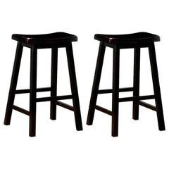 Orleans Furniture - Coaster - Durant Wood Backless Bar Stool Black (Set of 2) - 180029