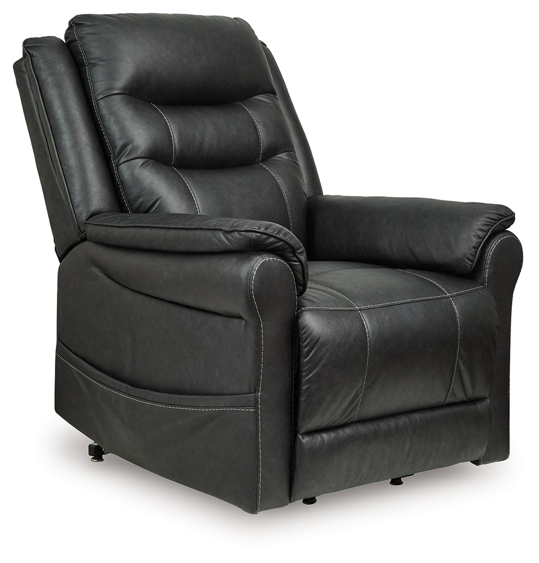Orleans Furniture - Ashley Furniture - Oatman Living Room - Power Lift Recliner / Carbon - 1800512