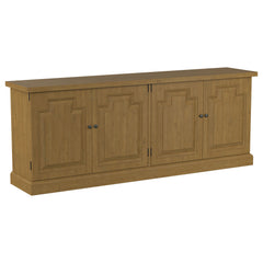 Orleans Furniture - Coaster - Florence 4-door Dining Sideboard Buffet Cabinet Rustic Honey - 180205