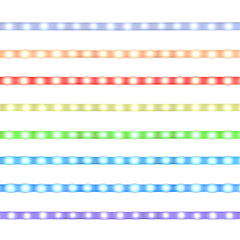 Araceli Freestanding LED Home Bar Cabinet White High Gloss