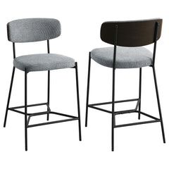 Orleans Furniture - Coaster - Elison Counter Height Bar Stool Grey (Set of 2) - 182646