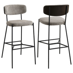 Orleans Furniture - Coaster - Elison Pub Height Bar Stool Light Brown (Set of 2) - 182657