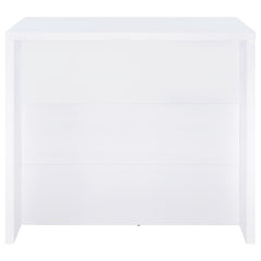 Topanga Engineered Wood Freestanding Home Bar White